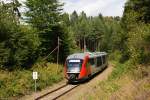 5022 053 fährt als REX/R 2713 von Wr.Neustadt Hbf nach Hartberg. Mönichkirchen, 08.09.2014