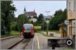 Regio3191 mit 5022 013-6 kurz vor der Abfahrt in Aigen-Schlägl nach Linz Urfahr.