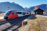 5022 022-5 als R 4812 (Kötschach-Mauthen - Villach Hbf) am 27.12.2015 im Bahnhof Kötschach-Mauthen.