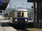 Sonderzug  100 Jahre Wachau , Rh 5042.14, war auf Grund eines Brandes der Bschung 1,5 Stunden versptet, kam aber dann doch noch in Krems an der Donau an. (19.04.09)