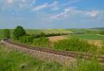 5042.14 macht sich auf den Weg Richtung Wien Sdbahnhof (Ostseite).
Die Aufnahme ist am 03.05.2009 in Niedersterreich, kurz vor Wrnitz-Hetzmannsdorf entstanden. 