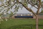 5042.14 auf der Rckfahrt nach Wien Praterstern, aufgenommen in Harmannsdorf-Rckersdorf. (01.05.2013)