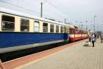 5042.14 im Bf. Hegyeshalom auf der Fahrt nach Budapest zum groen Fest 70 Jahre Appart - aufgenommen am 9.7.2004 