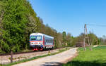 5047 069 als R 5980 (Neumarkt-Kallham – Simbach(Inn)) bei Atzing 19.4.25