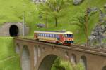 *Modell* 
Im Zuge einer Sonderfahrt des  Verband der Eisenbahnfreunde  (VEF) fuhr im September 1991 der 5047 026 von Salzburg nach Villach �ber die Tauernbahn.
Eine der Scheinanfahrten des Sonderzuges fand aus dem D�sentunnel �ber das D�senbachviadukt statt.