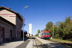 Am 6. September legte 5047 090 als R 7471 einen kurzen Halt in Tattendorf ein, ehe er die Fahrt in Richtung Wiener Neustadt Hbf. fortsetzte.
