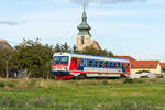 4047 060 war am 19.09.2019 als R 7244 von Groß Schweinbarth nach Obersdorf unterwegs.