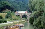 BB BR 5047 mit 6109 vor St. Nikola-Struden, 09.07.1994 [zwischen Krems a. d. Donau und Mauthausen]