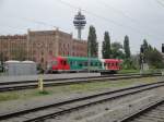 TW der Steiermrkischen Landesbahnen am Sdkopf des Wiener Sdbahnhofes;2.5.10