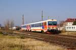 5047 002 und 035 fahren gemeinsam als R7727 nach Deutschkreutz. Wiener Neustadt, 12.11.2011