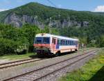 5047 020 und 5047 031 waren nach den Einstzen des ET 10.104 und des ET 22.164 fr den Personvekehr auf der belbacherbahn zustndig. Dieses Bild zeigt den 5047 020 am 9.5. 2011 als  R 8767 bei der Ladestelle Deutschfeistritz.