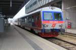 Zwei 5047 Triebwgen im Bahnhof Krems an der Donau kurz vor der Abfahrt nach Sigmundsherberg gegen Mittag am 10.11.11