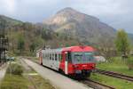 5047 097 bei der Wende in Grünau im Almtal (Gue) von 3207 auf 3210 nach Wels Hauptbahnhof (We); am 14.04.2014