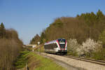 Als S61 8549 von Graz Hbf. nach Deutschlandsberg Stadt war am 7. April 2026 der 5063 007 unterwegs. Hier ist der Zug im Kaiserwald zwischen Premst�tten - Tobelbad und Lieboch zu sehen. 