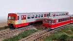 GKB Generationen-Treffen mit VT10.01 + VB10.06 und dem Nachfolger VT70.03 bei einer Sonderfahrt auf meiner Anschlussbahn im Oktober 2025: