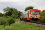 Nach getaner Arbeit rattert VT70.10 wieder zurück nach Graz. 

Einfahrt Lieboch am 16.05.2014