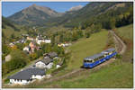 5081.563 und 5081.562 aufgestellt mit Blick auf den Ort Vordernberg anlässlich einer Fotofahrt am 13.10.2019.