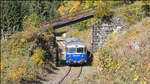 Unter den zahlreichen Kunstbauten der Erzbergbahn ist dieses Kleinod mein Favorit. 
Einen Landwirtschaftlichen Weg führt das Steinerne Bauwerk über die Gleise der Bahn. 
13.10.2019