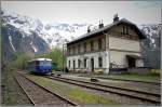 Muttertagsfahrt mit dem Schienenbus 5081 564 von Vordernberg Markt nach Eisenerz und Retour.
Bahnhof Erzberg 11.5.2008