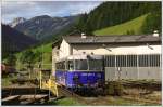 Die Aufnahme zeigt den VT 5081.564 im Bf. Vordernberg, nachdem die Fahrt zum Erzberg und retour verrichtet wurde. Vordernberg, 8. August 2010