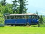 Schienenbus 5081.055-5 Sonderzug Knittelfeld - Pls 
Fotografiert in Zeltweg am 25.05.2006 