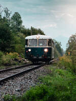 Sonderfahrt anl�sslich des 111 j�hrigen Jubil�ums der Gailtalbahn:
EBBEV 5081 055 kurz vor dem Bahnhof Dellach im Gailtal.
 
——————
 
Zug: E 14205
Laufweg: Rattendorf-Jenig ➤ K�tschach-Mauthen