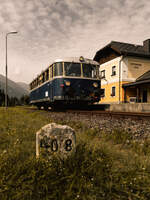Sonderfahrt anl�sslich des 111 j�hrigen Jubil�ums der Gailtalbahn:  EBBEV 5081 055 hat am 05.09.2026 den Zugendbahnhof Rattendorf-Jenig erreicht.