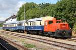 A-BIF 2060.14 und A-OSEK 6645.02 mit 5145.11 anl�sslich des zweit�gigem Fotospezial  Dieselnostalgie im Weinviertel  am 22.August 2026 in Mistelbach LB.