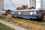 A-OSEK 5145.11 + 6645.02 mit der A-BIF 2060.14 im Hintergrund am 22.August 2026 w�hrend des zweit�gigem Fotospezial  Dieselnostalgie im Weinviertel  in Wilfersdorf-Hobersdorf.