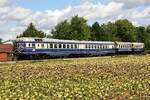 A-OSEK 5145.11 + 6645.02 beim zweit�gigem Fotospezial  Dieselnostalgie im Weinviertel  am 22.August 2026 beim Strecken-Km 62,5 der Lokalbahn Korneuburg - Hohenau.