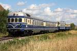 A-OSEK 5145.11 + 6645.02 beim zweit�gigem Fotospezial  Dieselnostalgie im Weinviertel  am 22.August 2026 beim Strecken-Km 57,1 der Lokalbahn Korneuburg - Hohenau.