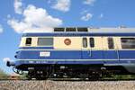 Detailaufnahme des A-OSEK 5145.11 w�hrend des zweit�gigem Fotospezial  Dieselnostalgie im Weinviertel  kurz nach der Haltestelle Ebersdorf am 22.August 2026.
