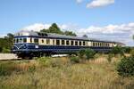 A-OSEK 5145.11 + 6645.02 beim zweit�gigem Fotospezial  Dieselnostalgie im Weinviertel  am 22.August 2026 beim Strecken-Km 62,2 der Lokalbahn Korneuburg - Hohenau.