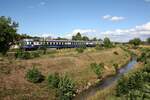A-OSEK 5145.11 + 6645.02 beim zweit�gigem Fotospezial  Dieselnostalgie im Weinviertel  am 22.August 2026 beim Strecken-Km 62,2 der Lokalbahn Korneuburg - Hohenau.