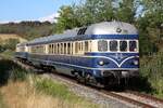 A-OSEK 5145.11 + 6645.02 beim zweit�gigem Fotospezial  Dieselnostalgie im Weinviertel  am 22.August 2026 beim Strecken-Km 63,1 der Lokalbahn Korneuburg - Hohenau.