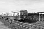 Nostalgie pur: ÖSEK 6645.02 und 5145.11 am 10.Dezember 2016 als SR 17334 in der ehemaligen Haltestelle Alberndorf a.d. Pulkau.