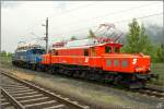 1020 018 & 1020 041 MWB stehen in Villach S�d Gvb.
Villach 06.06.2009