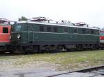 Eine grne 1010 im Eisenbahnmuseum Ampflwang.