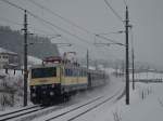 ÖGEG 1010.15 am Weg nach Kitzbühel am 24.1.2015 bei Fiebebrunn