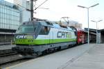 BB 1014 005-1 mit E 7615 nach Bratislava-Petralka (Pressburg) in Wien Sdbf.