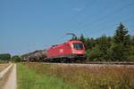 ÖBB Siemens Taurus 1016 043-2 mit Güterzug am 12.08.20 bei Eglharting 