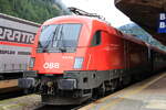 ÖBB 1016 016-6 brachte den EC 81 nach Bologna Centrale von München Hbf bis zum Grenzbahnhof Brenner/Brennero.