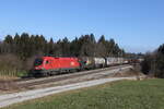 1016 047 mit einem gemischten Güterzug aus Salzburg kommend am 8.