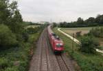 Hier die Schublok 1016 035 von dem Zug mit 1116 182 (Einsatzkommando COBRA) am 29.07.14 in Neu-Ulm.