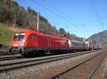 Der Verfolger von 1044 019 und 1116 103 ist am 28.10.2005 Taurus 1016 037-2 ebenfalls mit einer Rollenden Landstrae.