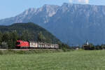 ÖBB Taurus 1016 005 aus Richtung Kufstein nach Rosenheim am 12.
