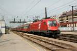 BB 1016 024-0 mit IC 543 (von Salzburg), Wien Penzing, 21.05.2004  