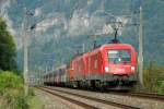 1016 002 an der Spitze des R 4025 von Bruck nach Graz am 6.10.2005 kurz nach Peggau-Deutschfeistritz