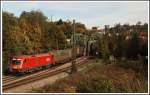 1016 016 mit dem Wenzel Zug gen Linz am 09.10.2010 kurz hinter Passau.