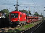 Insgesamt gab es 4 Nachtzge ber Mnchen. Der EN 17464 war der letzte Planmige am 14.08.11. Zuglok war die 1016 001 und fotografiert wurde in Lauterach.

Lg